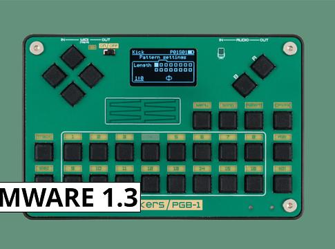 Megérkezett a Wee Noise Makers PGB-1 1.3-as firmware-e, tele új hangmotorokkal és jobb effektezéssel