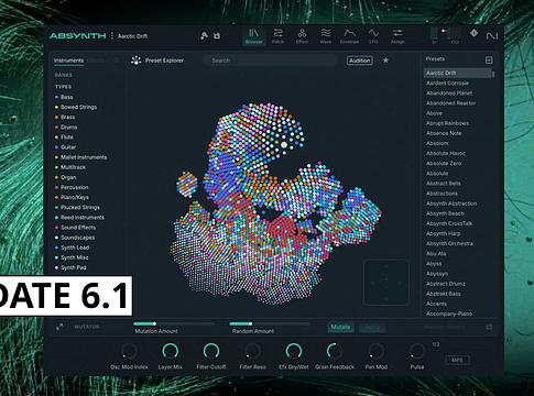 Megjött a Native Instruments AbSYNTH 6.1: visszavonás, új modulációk, friss presetek