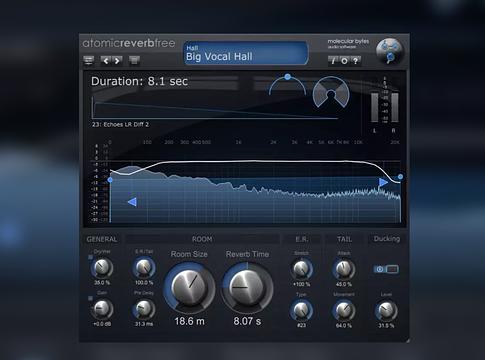 Atomicreverbfree – új ingyenes reverb plugint mutatott be a Molecularbytes