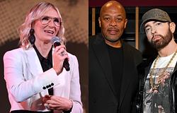 Jo Whiley emlékei a kellemetlen interjúról Eminemmel és Dr. Dre-vel