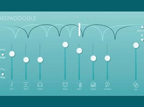 Pubbas Sheepadoodle – ingyenes vintage stílusú phaser plugin