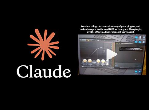 Claude AI: szöveges parancsokkal vezérelhető VST pluginok a DAW-okban