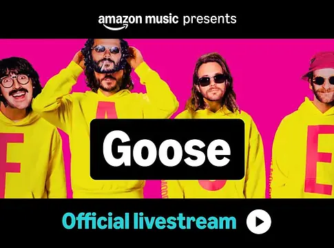 Két koncertlivestream egy nap alatt? Az Amazon Music ingyen adja a Goose MSG-fellépését