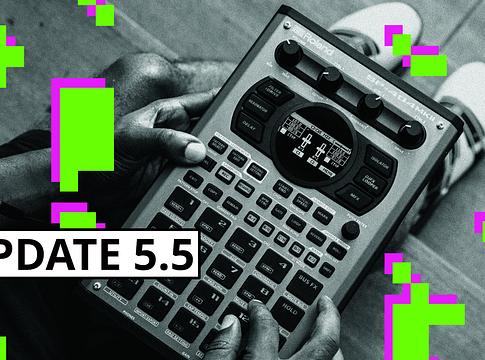 Roland SP-404MKII frissítés 5.5: megérkezett a side‑chain kompresszió