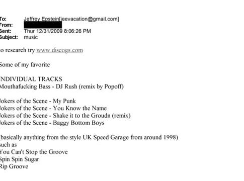Epstein akták: DJ Rush és más elektronikus zenei nevek előkerültek