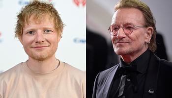 Bono szerint Ed Sheerant nem lehet politikai állásfoglalásra kényszeríteni