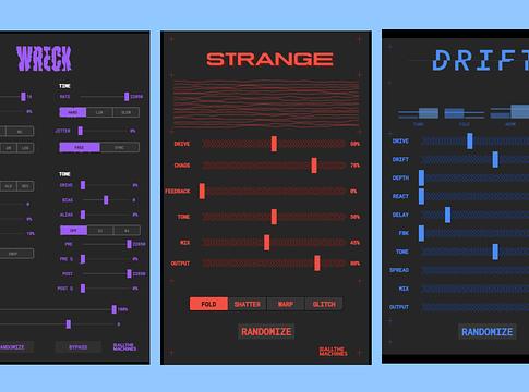 All The Machines: WRECK, STRANGE, DRIFT – három új AUv3 torzító iOS-re