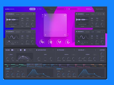 Megérkezett az Excite Audio új szintetizátora: itt az Evolve Elastic