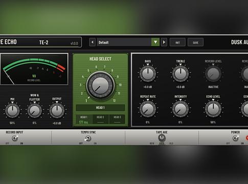 Ingyenes Space Echo ihlette plugint adott ki a Dusk Audio