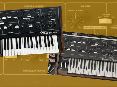 Martinic Prodigy: az 1979-es Moog monoszinti polifonikus pluginként tér vissza