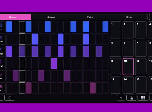 BreakBud: generatív dob szintetizátor iOS-re és macOS-re