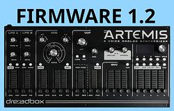 Dreadbox Artemis 1.2: új Sinevibes effektek, szabadabb moduláció, okosabb arpeggio