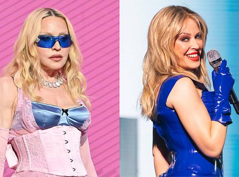 Madonna és Kylie Minogue együtt lépett színpadra Amszterdamban