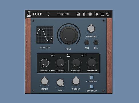 AudioThing Things Fold – egyszerű, mégis zseniális wavefolder minden platformra