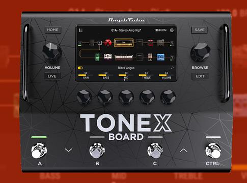 A TONEX Boarddal egyetlen pedálba költözik az IK Multimedia teljes gitáros világa