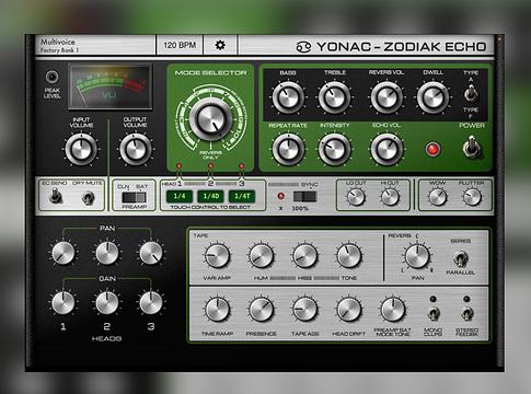 Yonac Zodiak Echo – klasszikus Space Echo újragondolva iOS-re és macOS-re