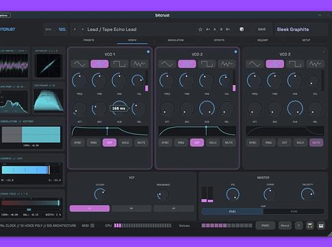 Anode Labs Bitcrust: 12 szólamú, SID-hangzású szintiplugin minden platformra