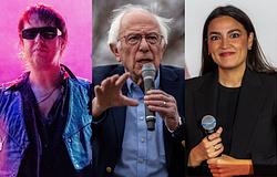 Bernie Sanders és AOC vezette fel a The Strokes New York-i koncertjét