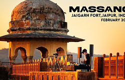 Massano 4K élő szettje a Jaigarh-erődben: techno naplementében