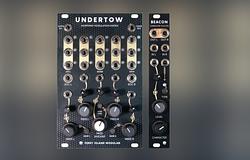 Ferry Island Modular: Undertow 2D wavetable LFO és Beacon sztereó pingelhető VCA/LPG