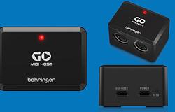 Behringer Go MIDI Host – kompakt megoldás az USB és a klasszikus MIDI összekötésére