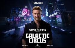 David Guetta Galactic Circus show az [UNVRS]-ben