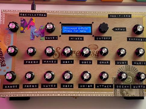 MiniTeensy Synth – DIY polifonikus Minimoog-hangzás Teensy alapokon