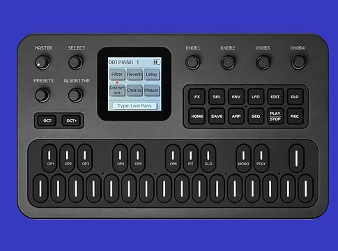 M‑VAVE FM-1: megfizethető, hordozható DX‑7‑stílusú FM desktop szinti