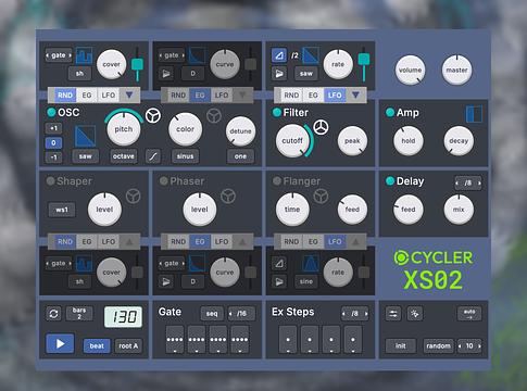Ingyenes iOS/macOS szintetizátor, a Genya Hirose Cycler XS02 mostantól AUv3-ban is