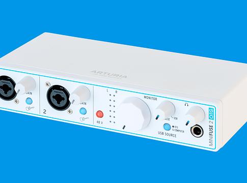 Arturia MiniFuse 2 OTG: új audió interfész mobil tartalomkészítéshez