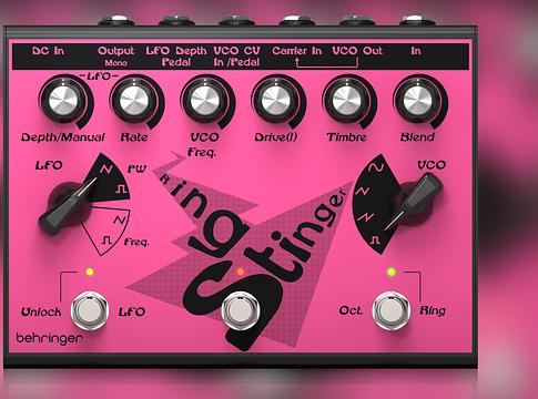 Behringer Ring Stinger: visszatér a 90-es évek kultikus fuzz ring modulátora