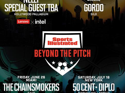 Sports Illustrated városról városra viszi a World Cup bulisorozatát Diplo, 50 Cent és The Chainsmokers fellépéseivel