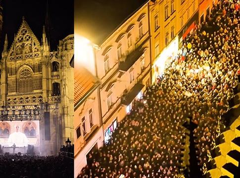 Techno és áldás: különleges rave ünnepelte az érsek születésnapját Kassán