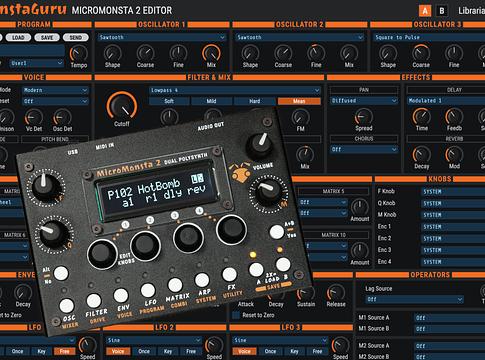 Ingyenes böngészős szerkesztőt kapott az Audiothingies MicroMonsta 2