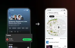 Spotify és SeatGeek: koncertjegyek közvetlenül az alkalmazásban