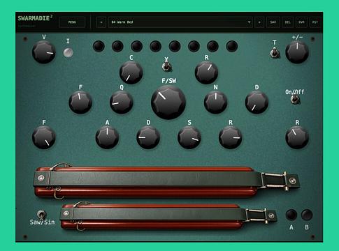 34Audiovisuals SwarmaDie 2: a Swarmatron szoftveres emulációja macOS-re, Windowsra és iOS-re