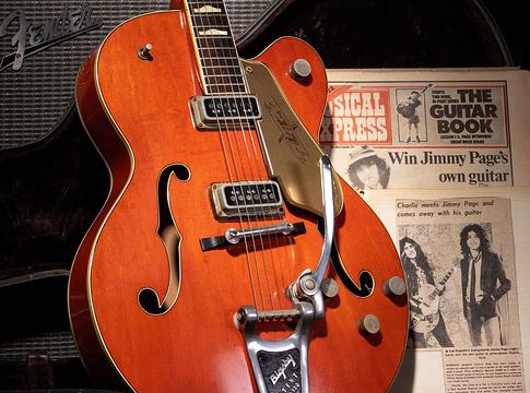 Jimmy Page gitárja aukcióra kerül – akár 50 000 fontot is érhet