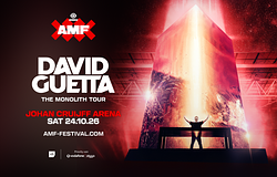 David Guetta Monolith Show-val tér vissza az AMF-re – stadionméretű élmény vár Amszterdamban