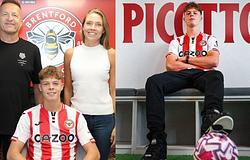 Mauro Picotto fia, Luca a Brentford B csapatában folytatja pályafutását