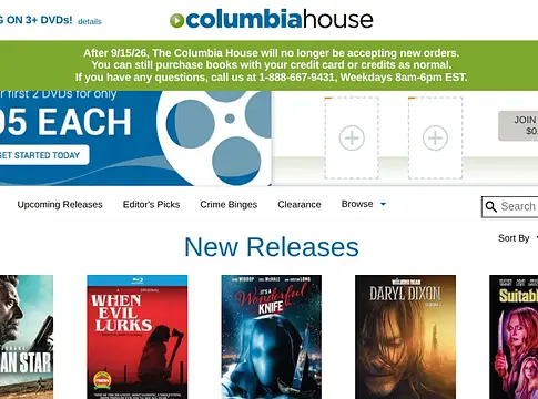 Végleg bezár a Columbia House