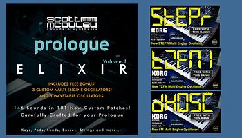 Scott McAuley Sounds: Elixir Vol 1 – friss Prologue-hangok három egyedi oszcillátorral