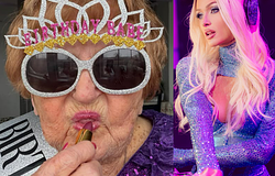 Paris Hilton a segítségére sietett a 96 éves bulizó influenszernek