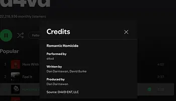 Az Interscope/UMG levette D4vd nevét a felületeiről és a streamről a gyilkossági ügy közepette