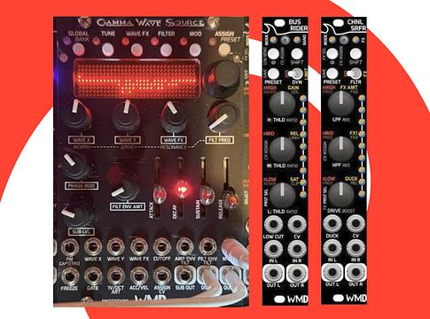 WMD visszahozta a Gamma Wave Source-ot polifonikus wavetable hangként, jön a Channel Surfer és a Bus Rider