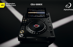 Az AlphaTheta bemutatja a CDJ-3000X lejátszót az Amsterdam Dance Eventen