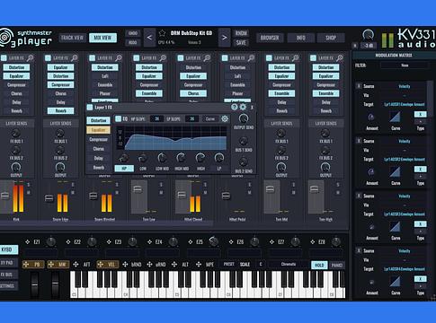KV331 Audio bemutatta a SynthMaster 3 Player-t és ingyenes verzióját