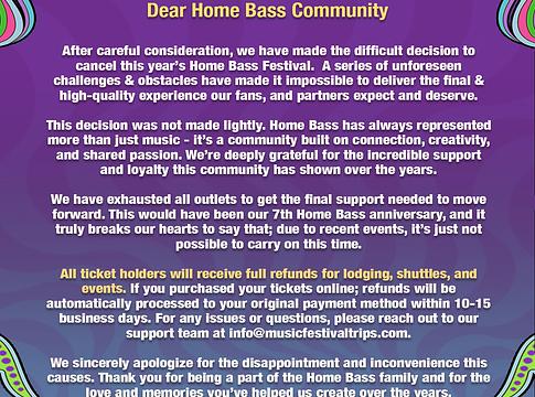 Lemondták a Homebass fesztivált – káosz az EDC Orlando előtt