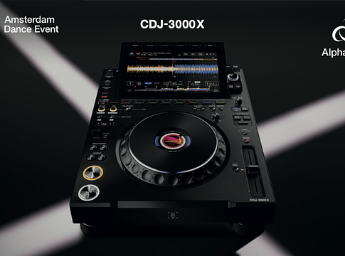 Az AlphaTheta bemutatja a CDJ-3000X lejátszót az Amsterdam Dance Eventen