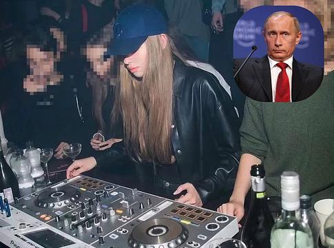 Állítólagos putyin-lány Párizsban DJ-zik