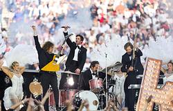 The Killers berobbant a budapesti BL-döntő nyitóshow-ján